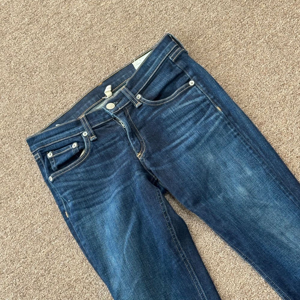 Rag & Bone Skinny Jeans Womens 29 Indigo Blue Mid Rise Denim‎ Slim Fit